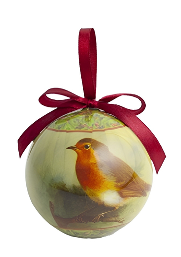 Robin Glass Bauble Hanging Decoration - Gisela Graham